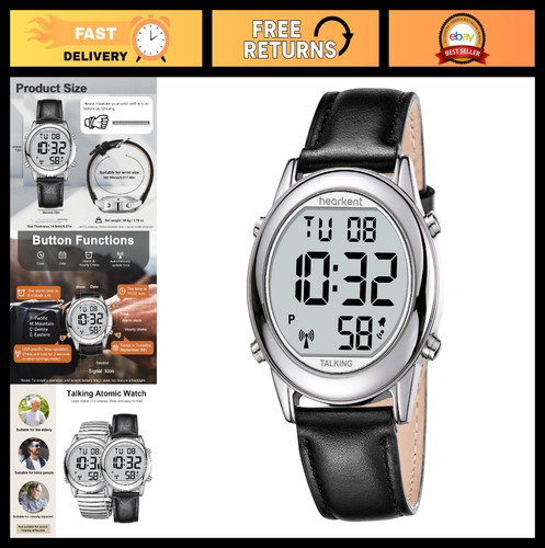 Large digital talking watch - large,